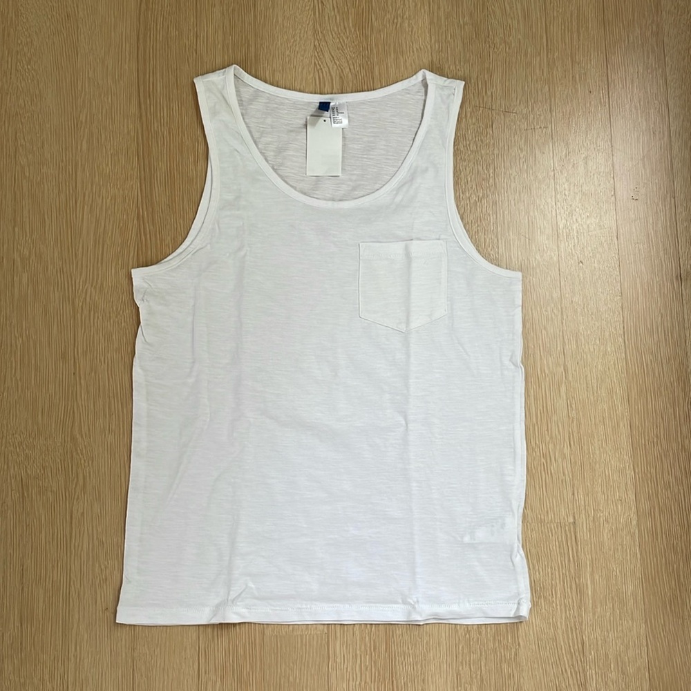 White H&M Tank Top, Size M, NWT